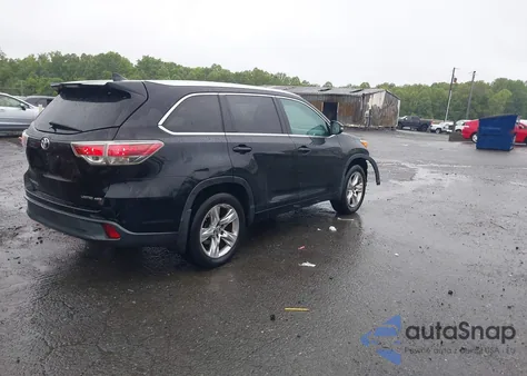 2016 Toyota Highlander Limited Platinum V6 из США, поврежденный, VIN 5TDDKRFH4GS299299